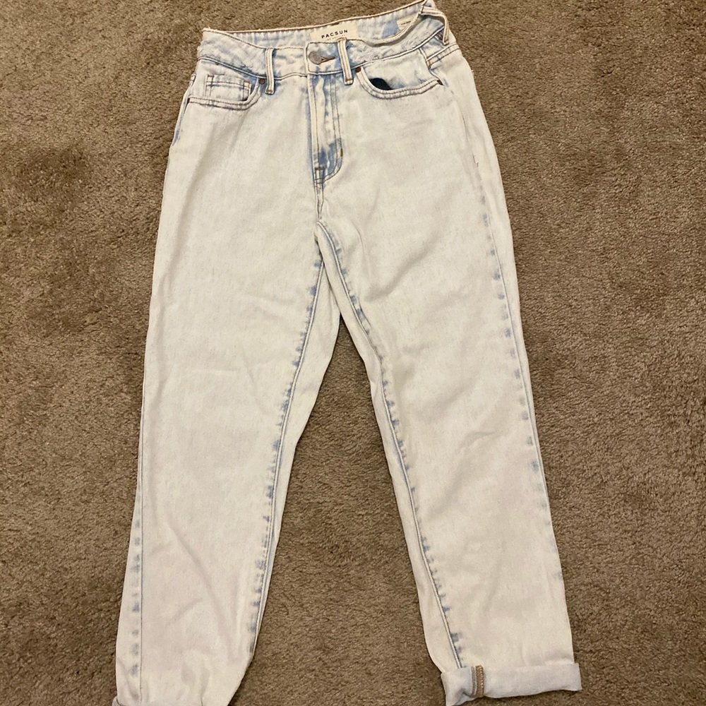 Pacsun Mom Jeans Light Wash Size 22